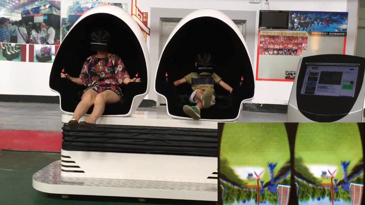 Real customer experience Skyfun 9D VR cinema!