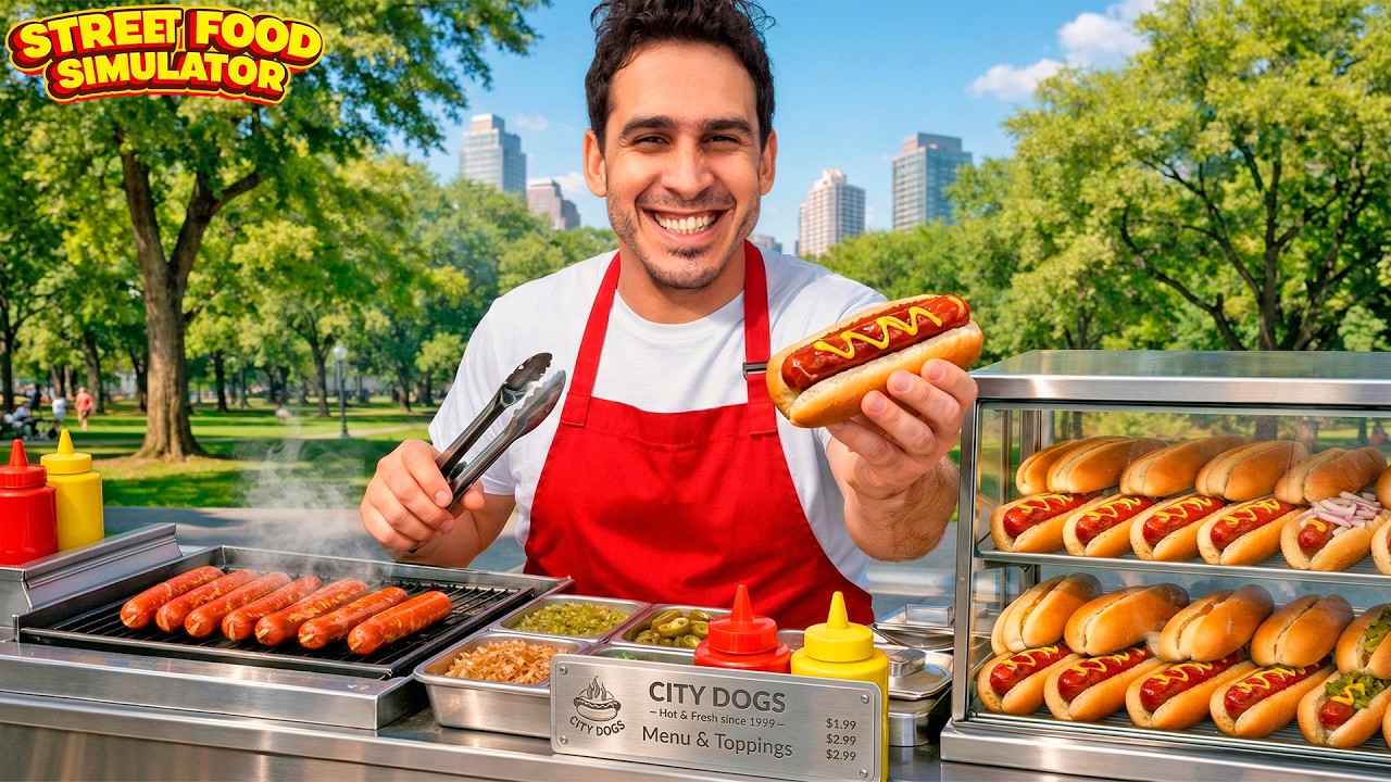 Vendiendo Comida Callejera hasta dominar la Ciudad 😋🌭 Street Food Simulator