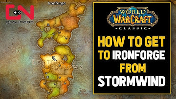 WoW Classic - How to get to Ironforge from Stormwind - Portal location