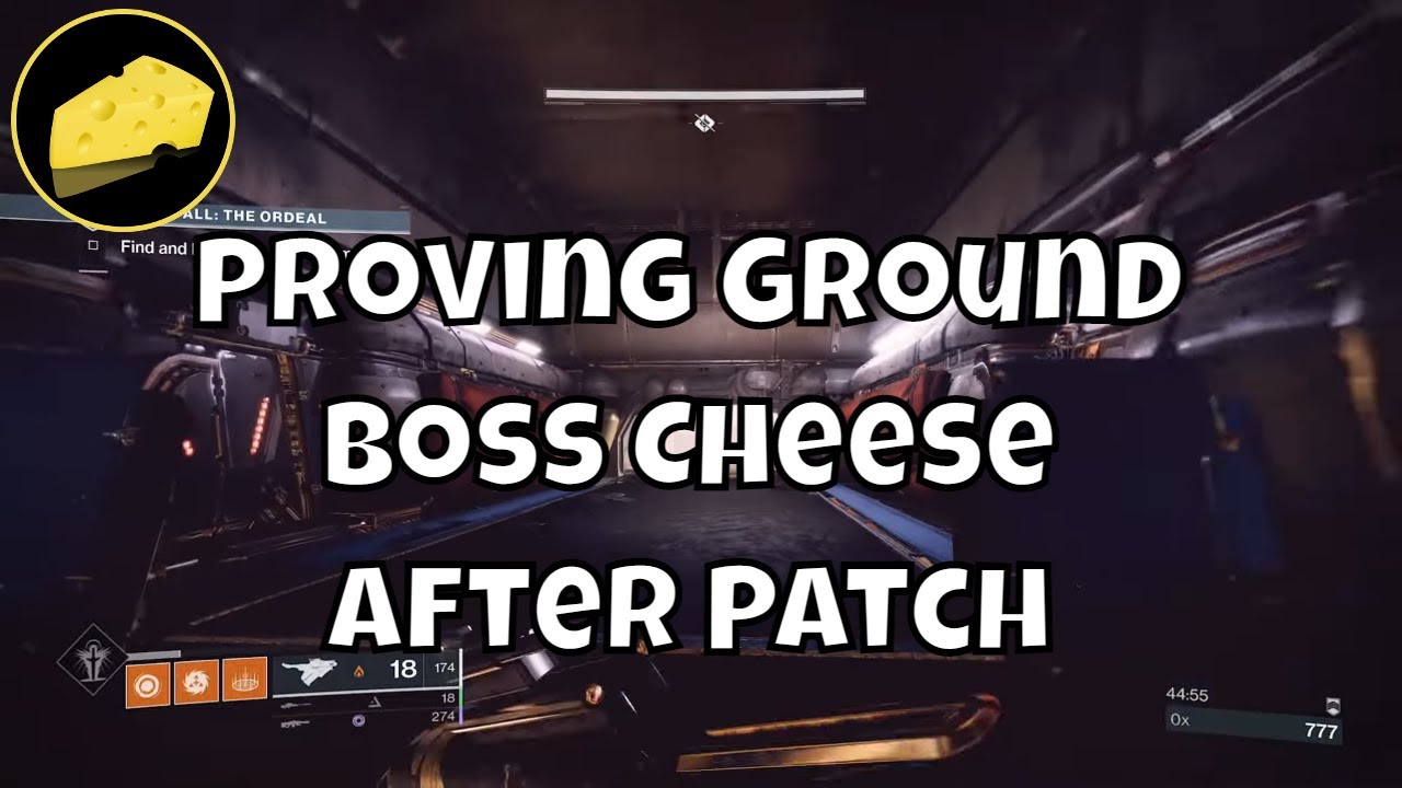 Proving Ground Boss Cheese After Patch - Nightfall Ordeal Strike Glitch