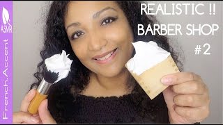 حلاقة ناعمة بتقنية ASMR - صالون حلاقة فرنسي تقليدي screenshot 5