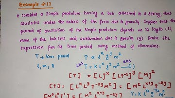 Example 2.17 // Class 11 Physics // Chapter 2 Units and measurements