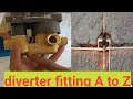 Bathroom Fitting ! Diverter Fittings ! Diverter Fitting kaise karen How to Diverter Install ! Jaguar