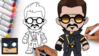 How To Draw DJ Alok | Free Fire