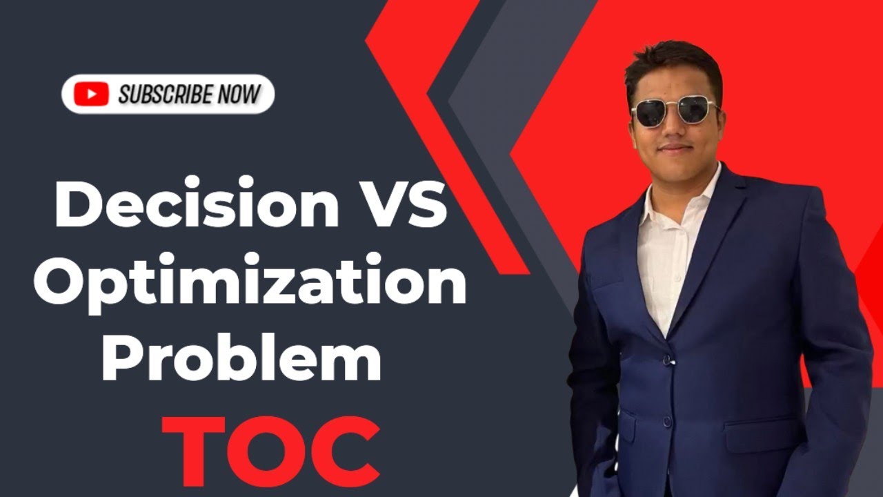 Decision VS Optimization Problem 🤯| DAA Concept | Champion Engineering ...