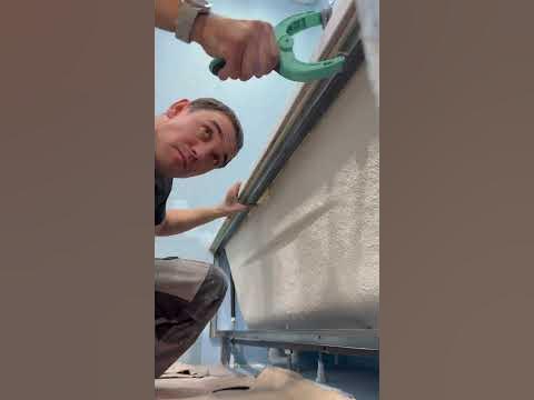 Экран для ванны с нишей для ног и скрытым люком - YouTube