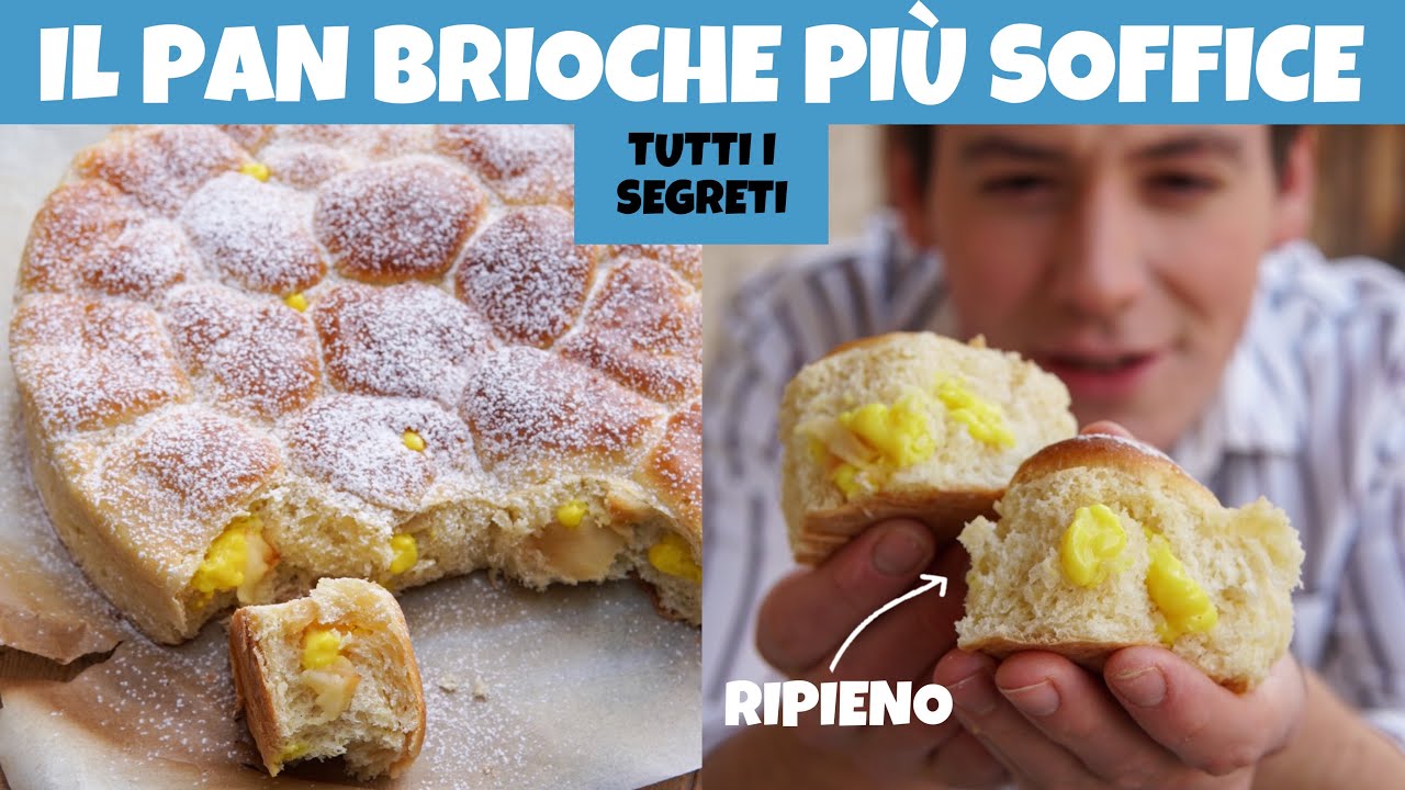 DANUBIO DI PAN BRIOCHE SOFFICISSIMO ripieno di crema e mele la