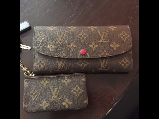 Unboxing: Louis Vuitton Emilie Wallet in Fuchsia and New Tory Burch  sandals! 