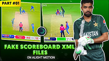 Trending 🔥Fake Scoreboard Xml Pack | In Alightmotion | Link In Comment Box 😍