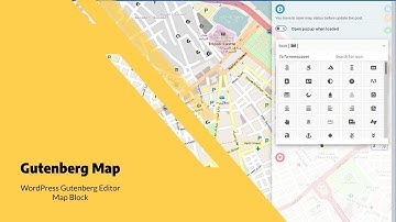 Gutenberg blocks: map block for WordPress Gutenberg editor (Leaflet Map)