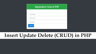How to Insert Update Delete In Php Mysqli