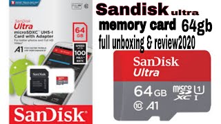 SanDisk 64 GB memory Card|unboxing&review in Hindi 2020| #sendisk64gb memory card with adapter|#mbgj