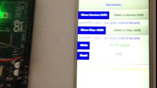 App inventor 2 BLE and Arduino