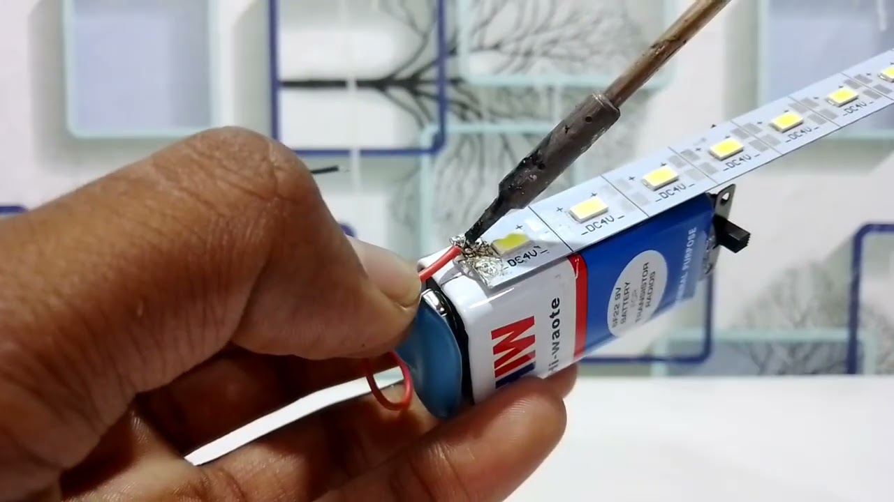 Tips and Tricks for LED Light | 9v Battery idea |