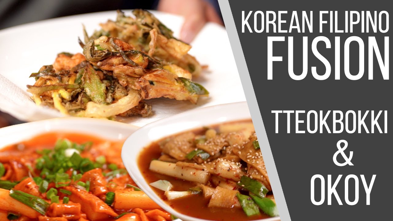 easy-filipino-tteokbokki-korean-okoy-recipe-fusion-food-ideas-youtube