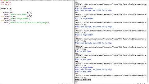Python 3: if vs elif