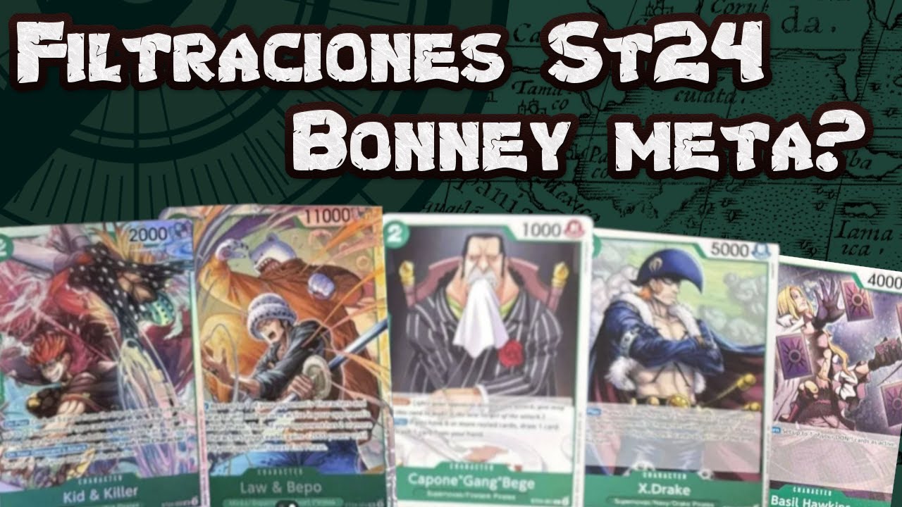 FILTRADAS LAS NUEVAS CARTAS DEL ST24 DE BONNEY | ONE PIECE CARD GAME EN ESPAÑOL