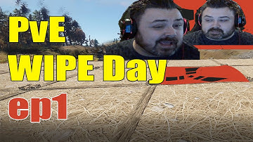Rust PvE Server Wipe - Day 1 Base Build - Episode 1