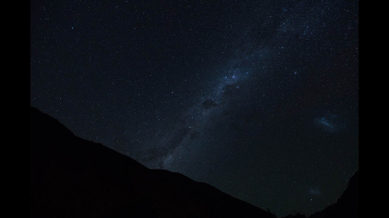 Galactic Sunrise in 4K - Milky Way time lapse, taken in the Elqui Valley south of Pisco Elqui, Chile