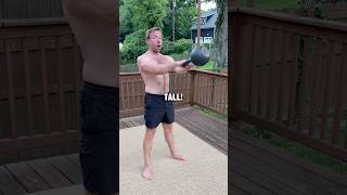 Kettlebell Swing tip: lock out tall! #kettlebelltraining  #100kettlebellswingsaday