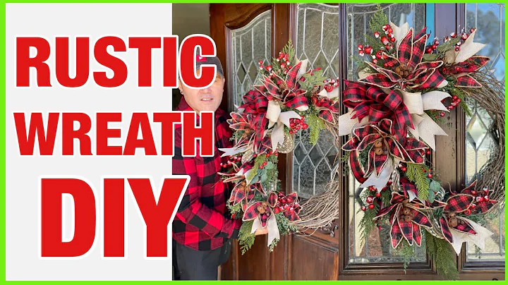 Christmas 2022 / Making A Rustic Christmas Wreath ...