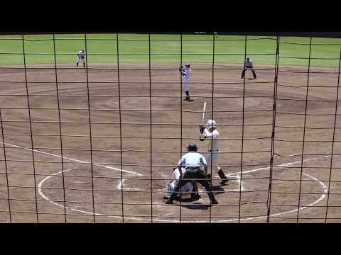 2017 高校野球 至学館 エース 新美涼介君 清宮君から三振を奪う