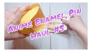 Boku no Hero Academia/My Hero Academia Enamel pins Unboxing (Anime Enamel Pin Haul #5)