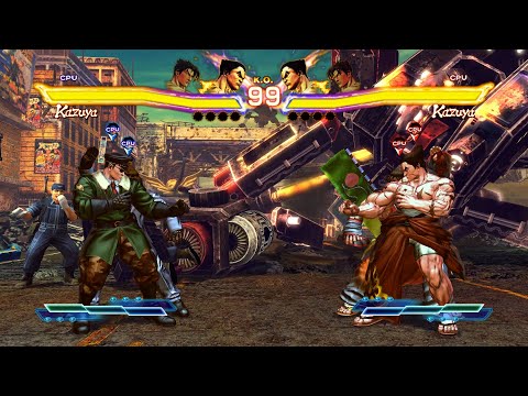 Kazuya Jin Mirror Match SFxT Fierce CPU Matchup 