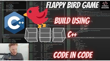 Basic Flappy Bird game build using C++ code | Making Flappy Bird using C++ | Flappy Bird game