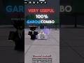 Landing @FreakyRB-hamborgor’s Garou combo ||The Strongest Battlegrounds