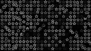Black and White Color Stars Grid Pattern Background Motion Graphic Video, Star Shape Sequences Video
