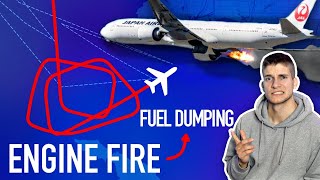 777 ENGINE FIRE direkt nach dem Start! FUEL DUMPING und Rückkehr! AeroNews