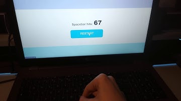 Beating the most spacebar clicks in 30 seconds