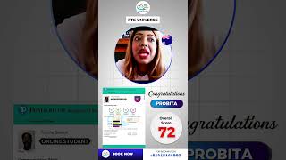 PTE Success Story 🎉 Score 72 in First Attempt | Real Student Result | PTE Universe #pte90