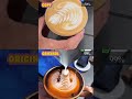 Latte art copy vs latte art original #coffee