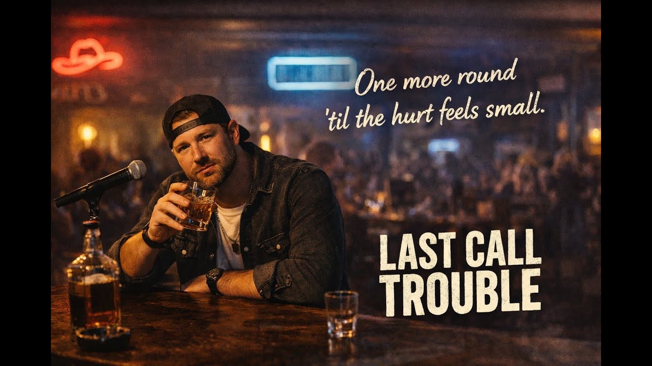 One more round ’til the hurt feels small. Last Call Trouble out now. 🥃🔥