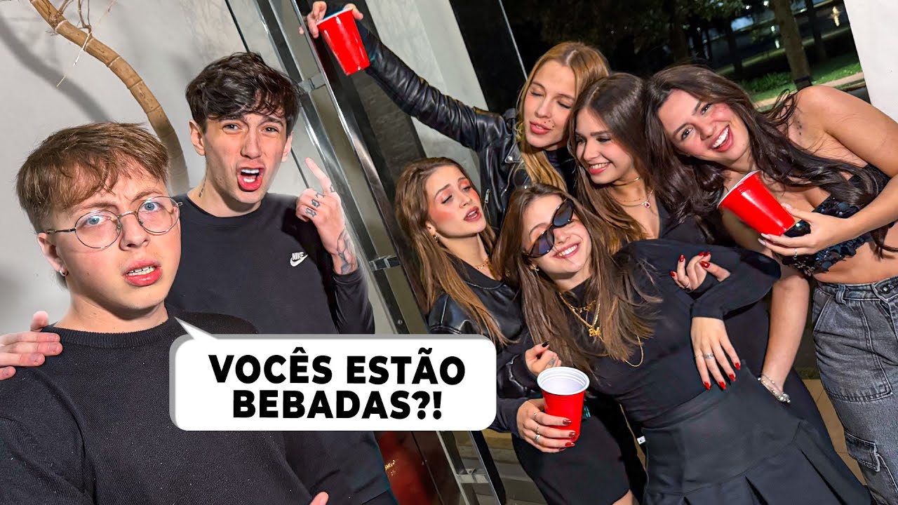FINGIMOS CHEGAR BÊBADAS DA BALADA E OS MENINOS SURTARAM!