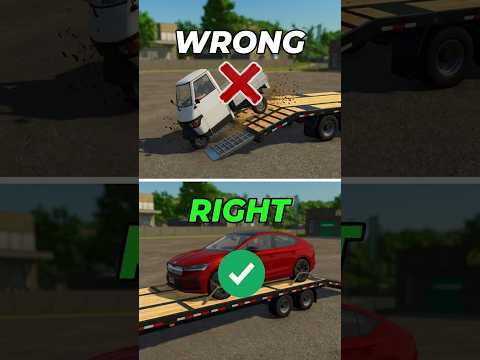WRONG WAY ❌ vs RIGHT WAY ✅ Pt 5 #fs25 #automobile #farmingsimulator25 #farming #farmingsimulator22