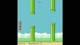 Flappy Bird - Genetic Algorithm 2