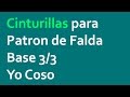 Cinturillas para Patron de Falda Base 3/3