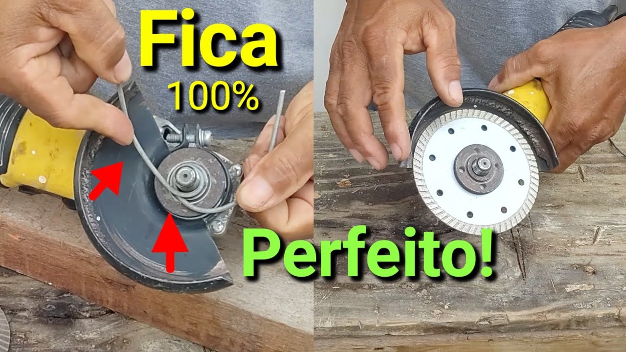 Disco de cerâmica na esmerilhadeira, olha isso!
