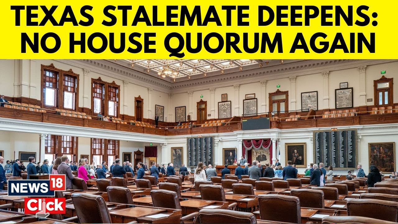 Texas House Again Fails To Reach Quorum As Redistricting Standoff ...