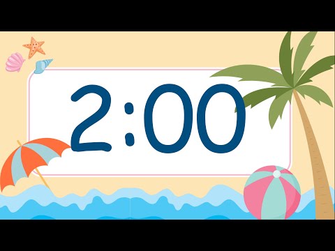 2 Minute Cute Summer Beach Timer (Ocean Wave Sound at End)