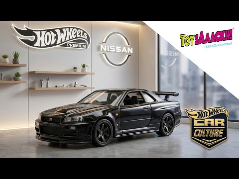CHASE 0/5 Nissan Skyline GT-R R34 (Black) by Hot Wheels Premium