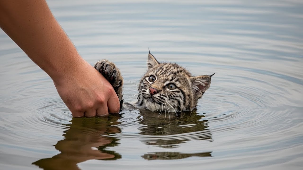 We Saved a Bobcat Cub From the Lake — Then Made a Horrifying Discovery Nearby