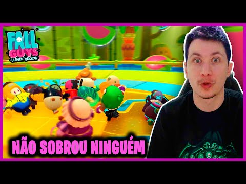 NÃO SOBROU NINGUÉM | Fall Guys com aleatórios