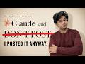 Claude Told Me Not to Post This. Data Proved It Wrong.