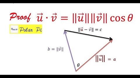 (Vectors) Proof of the Dot Product Formula