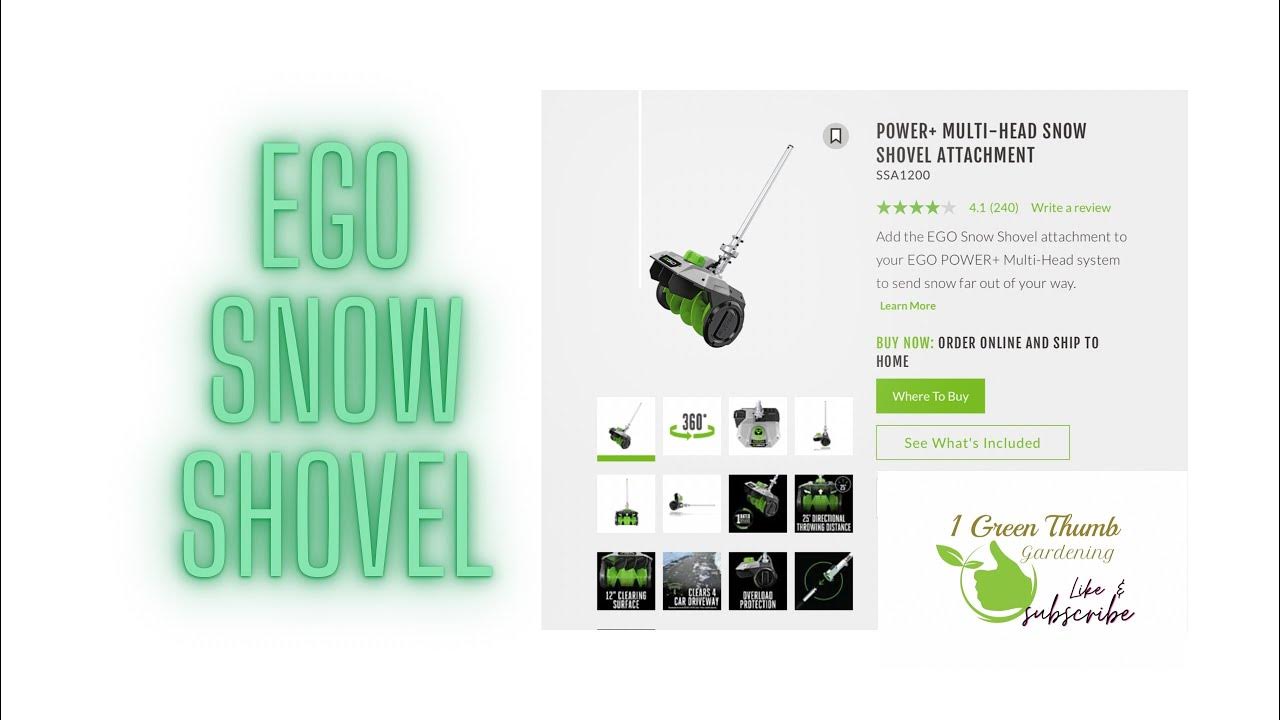 Ego Snow shovel review YouTube