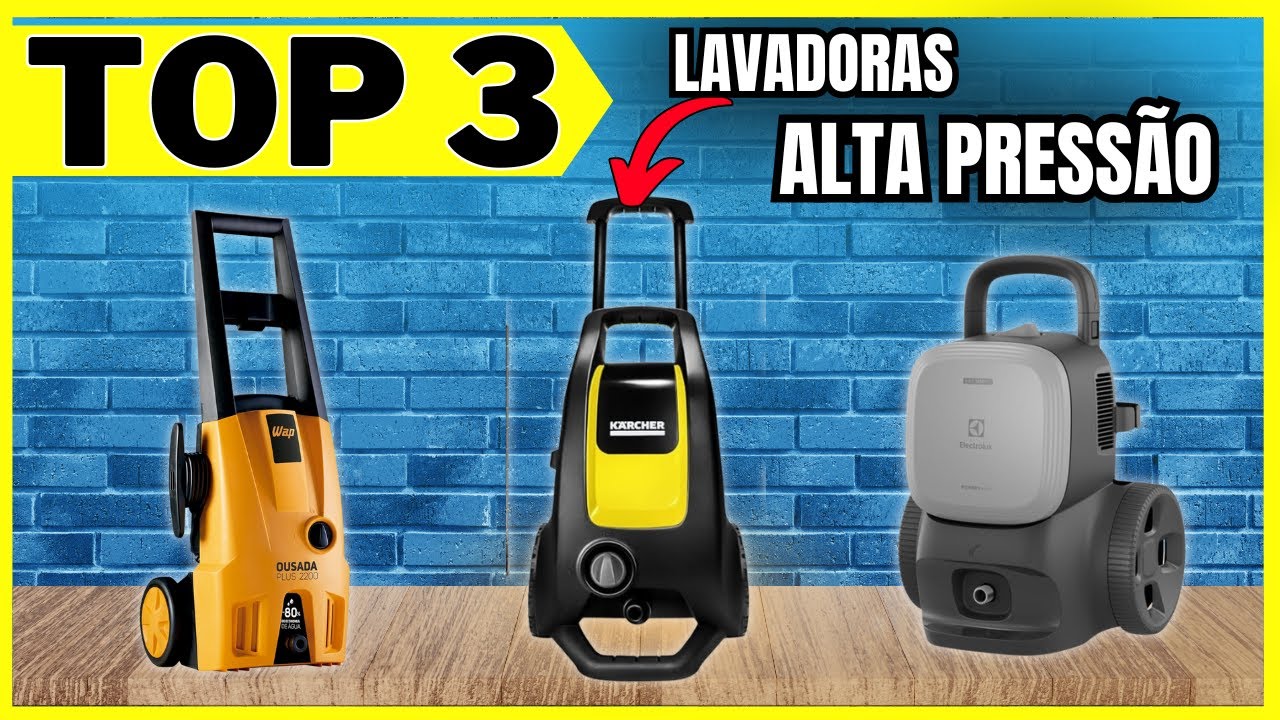 As 3 MELHORES LAVADORAS DE ALTA PRESSÃO de 2026! (Custo Benefício ...